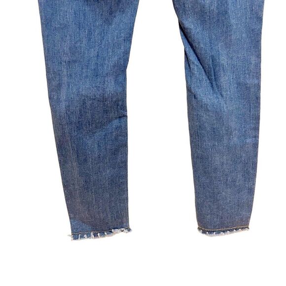 NWT Potili Medium Wash Skinny Distressed Stretch Blue Denim Jeans Retail $99 - Picture 12 of 12